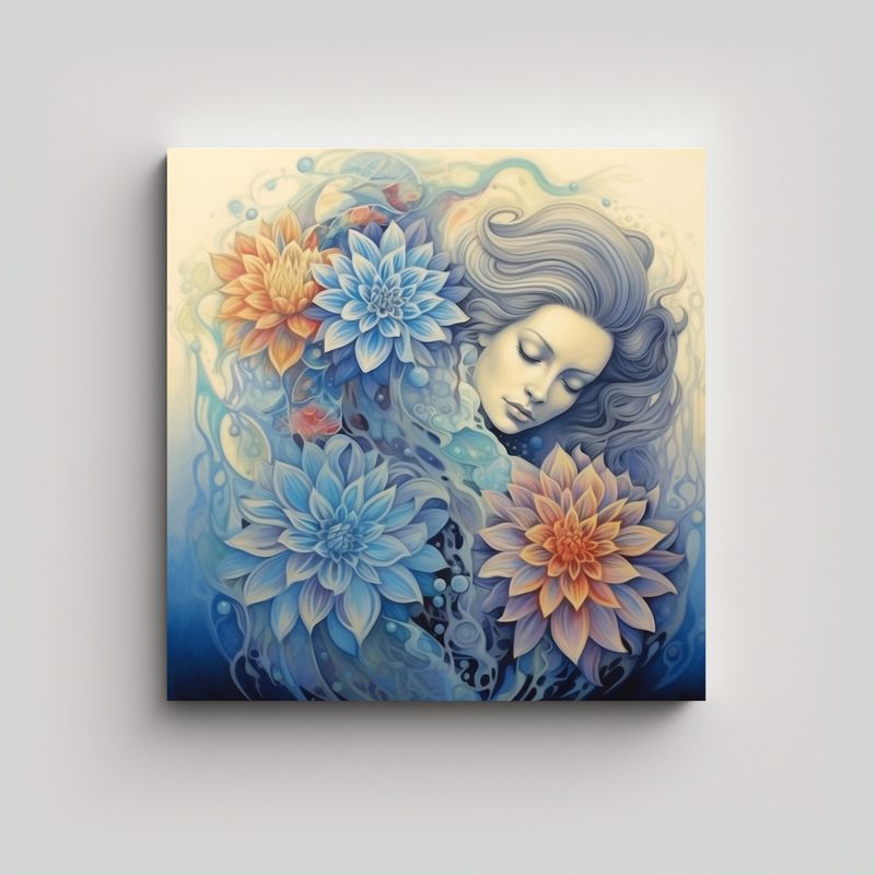 GENERICO - Cuadros Decorativos De Composición Duradera Con 90x90 Cm
