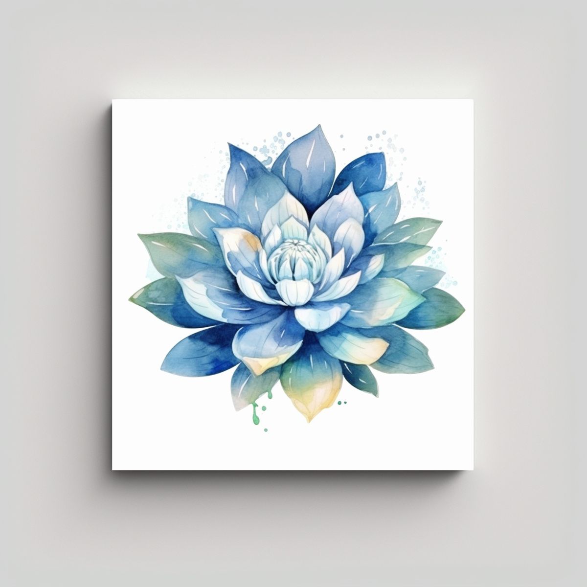 GENERICO - Cuadro Decorativo Lienzo De Líneas Finas Con 80x80 Cm