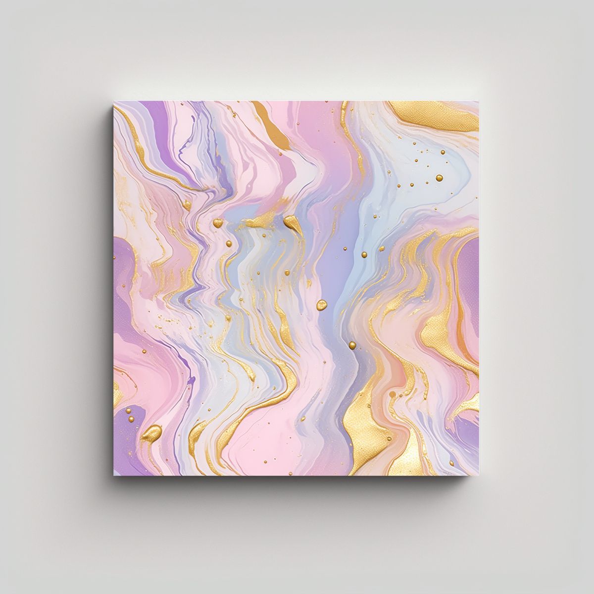 GENERICO - Cuadros Decorativos En Perspectiva Pastel Con 70x70 Cm