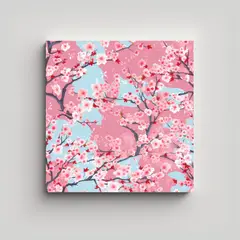 GENERICO - Arte Moderno De Pared: Cuadro Cultural De Cherry 60x60 Cm