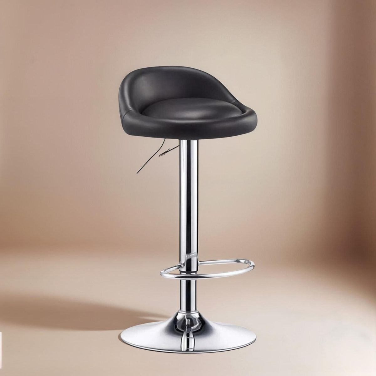 IMPORTCLICK - Taburete Silla Piso Bar 80 CM Negro IMPORTCLICK