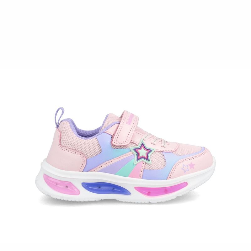 BUBBLE GUMMERS - Zapatilla Niña Bubblegummers Demian Rosado-Lila