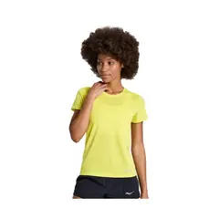 SAUCONY - Polera Stopwatch Mujer Graphic Citron