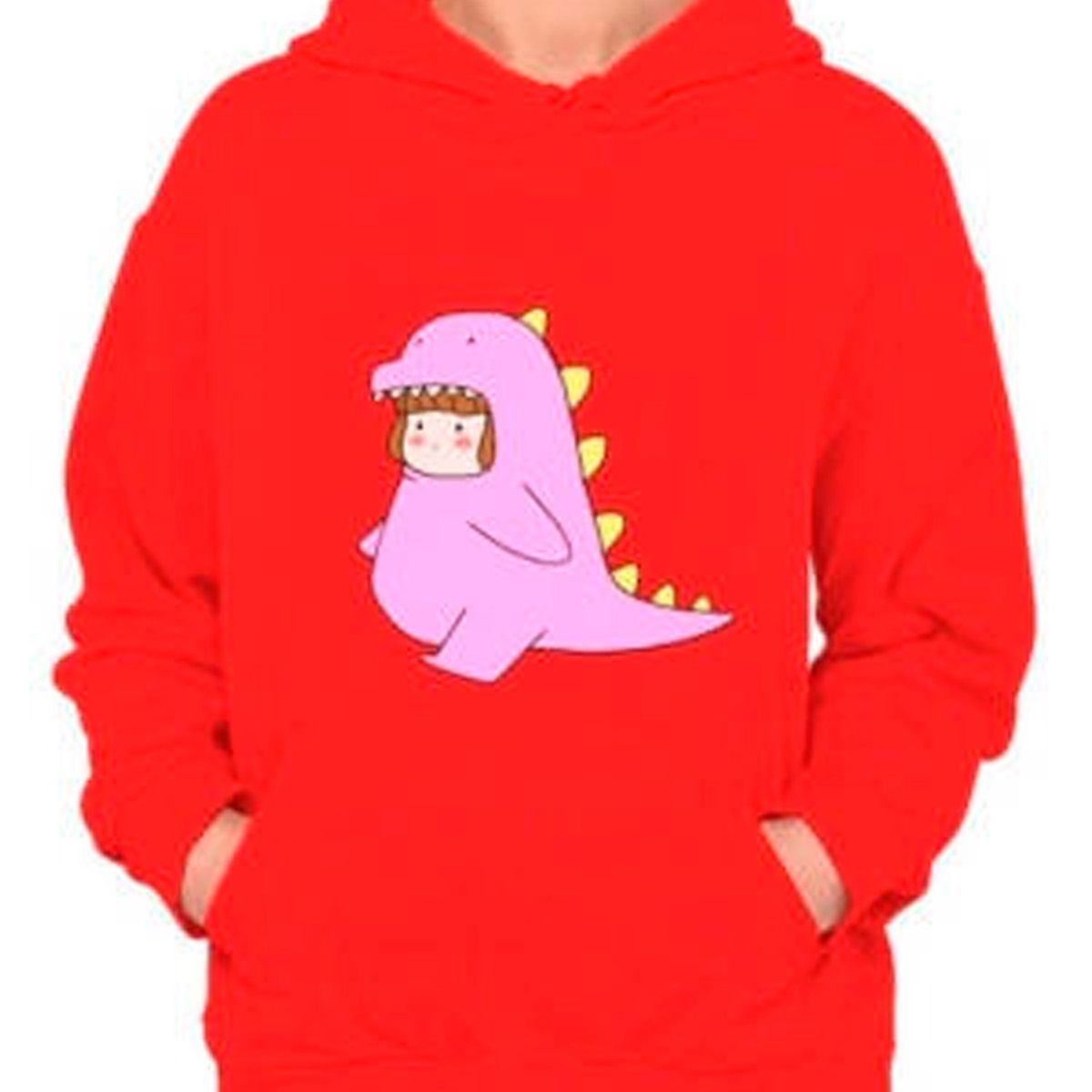 GENERICO - Poleron Dinosaurio 001 Cute Kawai Mujer