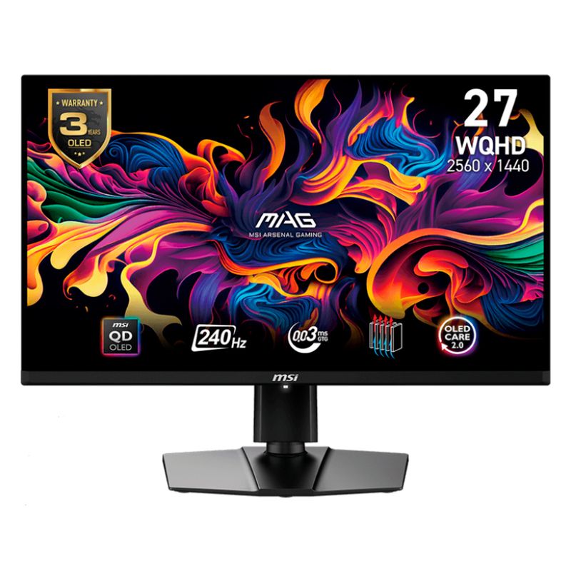 MSI - Monitor Gamer MSI 27” QD-OLED WQHD 240HZ 003MS