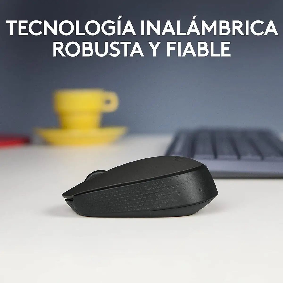 LOGITECH - Mouse Logitech M170 Inalámbrico Negro