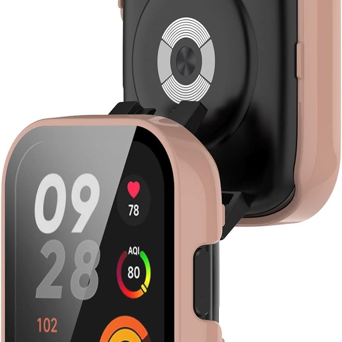 GENERICO - Protector Carcasa Vidrio Para Redmi Watch 3 Active Rosado