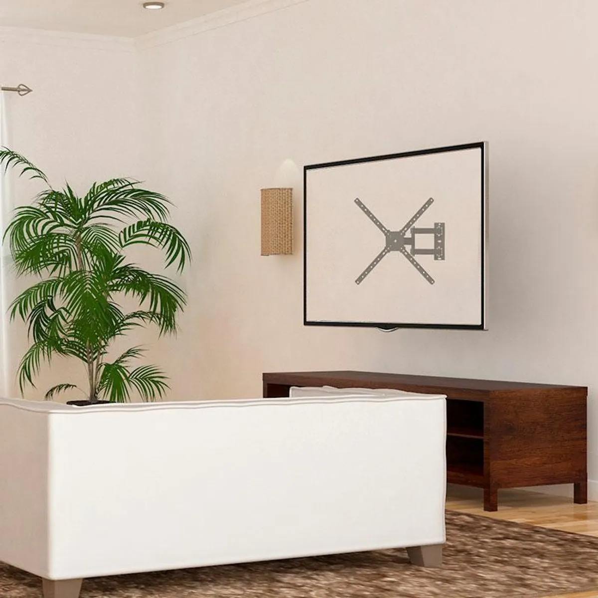 BRASFORMA - Soporte TV brazo  Articulado de 34cm 10" a 55"  360°  SBRP1040  Brasforma