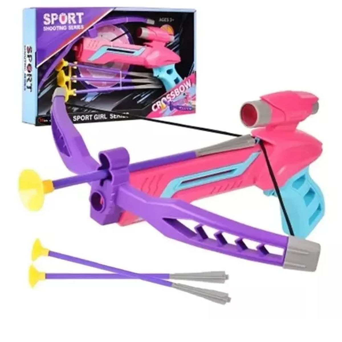 GENERICO - Set Ballesta Juguete Para Niños Con Mira