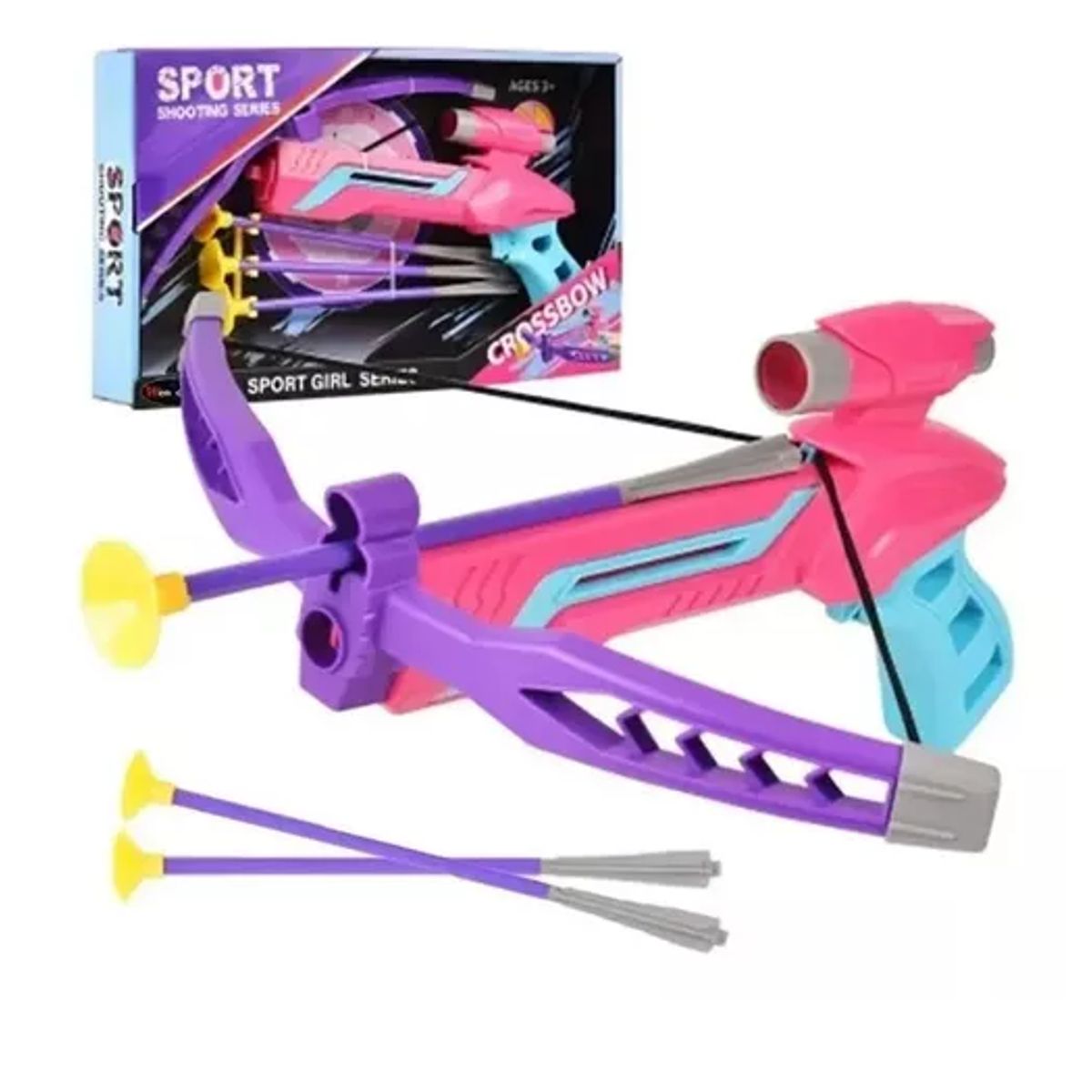 GENERICO - Set Ballesta Juguete Para Niños Con Mira