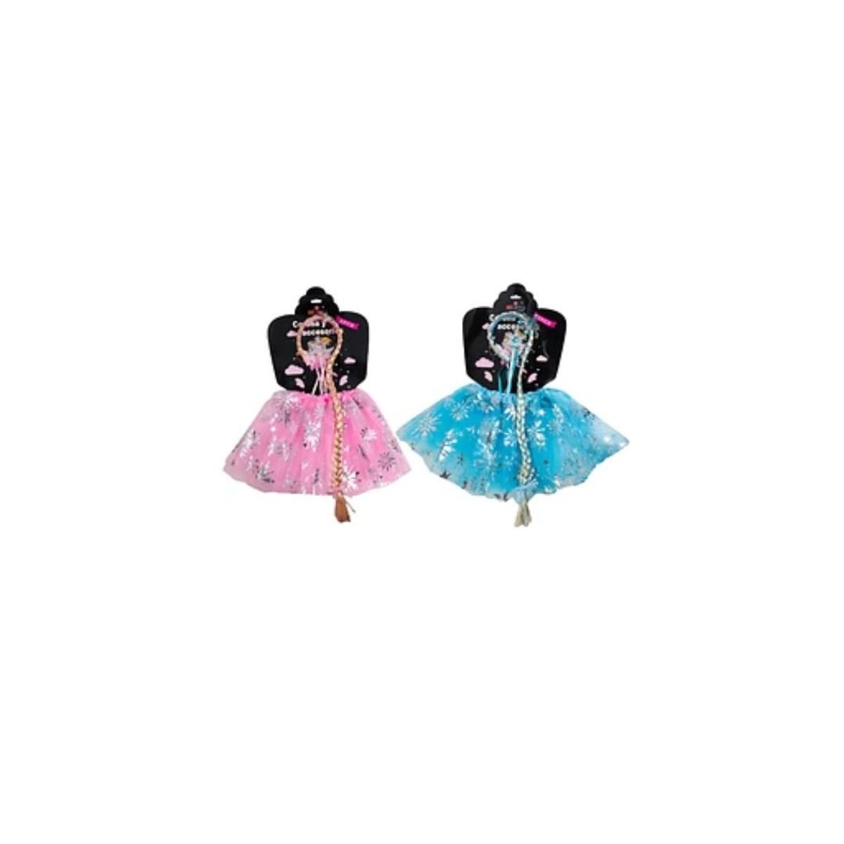 GENERICO - Conjunto Frozen 2pcs Trenza y Falda Color Aleatorio