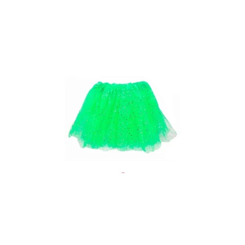 GENERICO - Tutu Verde Con Lentejuelas 30cm