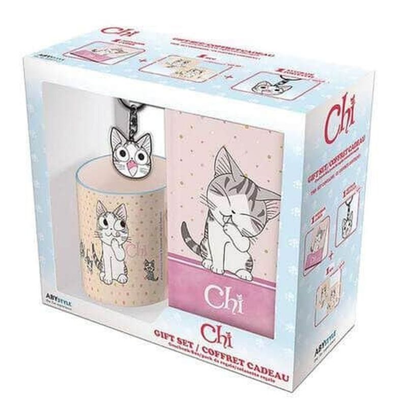 ABYSTYLE - CHIS SWEET HOME MIX TAZA + LLAVERO + NOTEBOOK