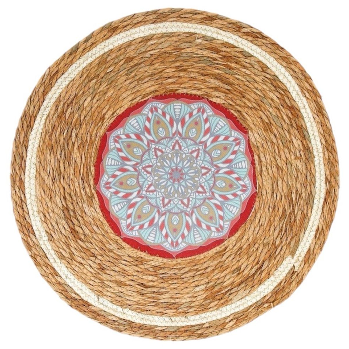 GENERICO - Alfombra Yute Redonda 60x60cm