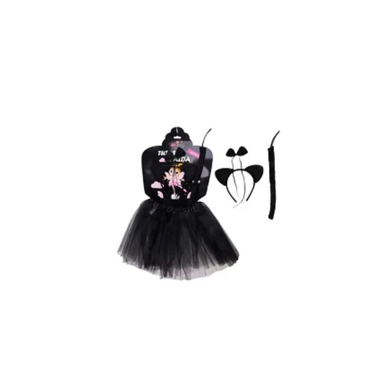 GENERICO - Conjunto De Gata Negro 4pcs