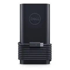 DELL - Adaptador de CA 65 W USB-C con cable de alimentación - Negro