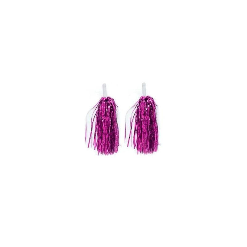 GENERICO - Pompones Porrista Fucsia 2pcs