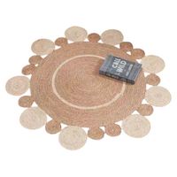 Alfombra Yute Redonda 120x120cm