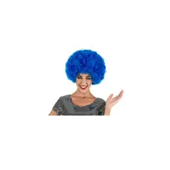GENERICO - Peluca Afro Color Azul