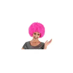 GENERICO - Peluca Afro Color Fucsia