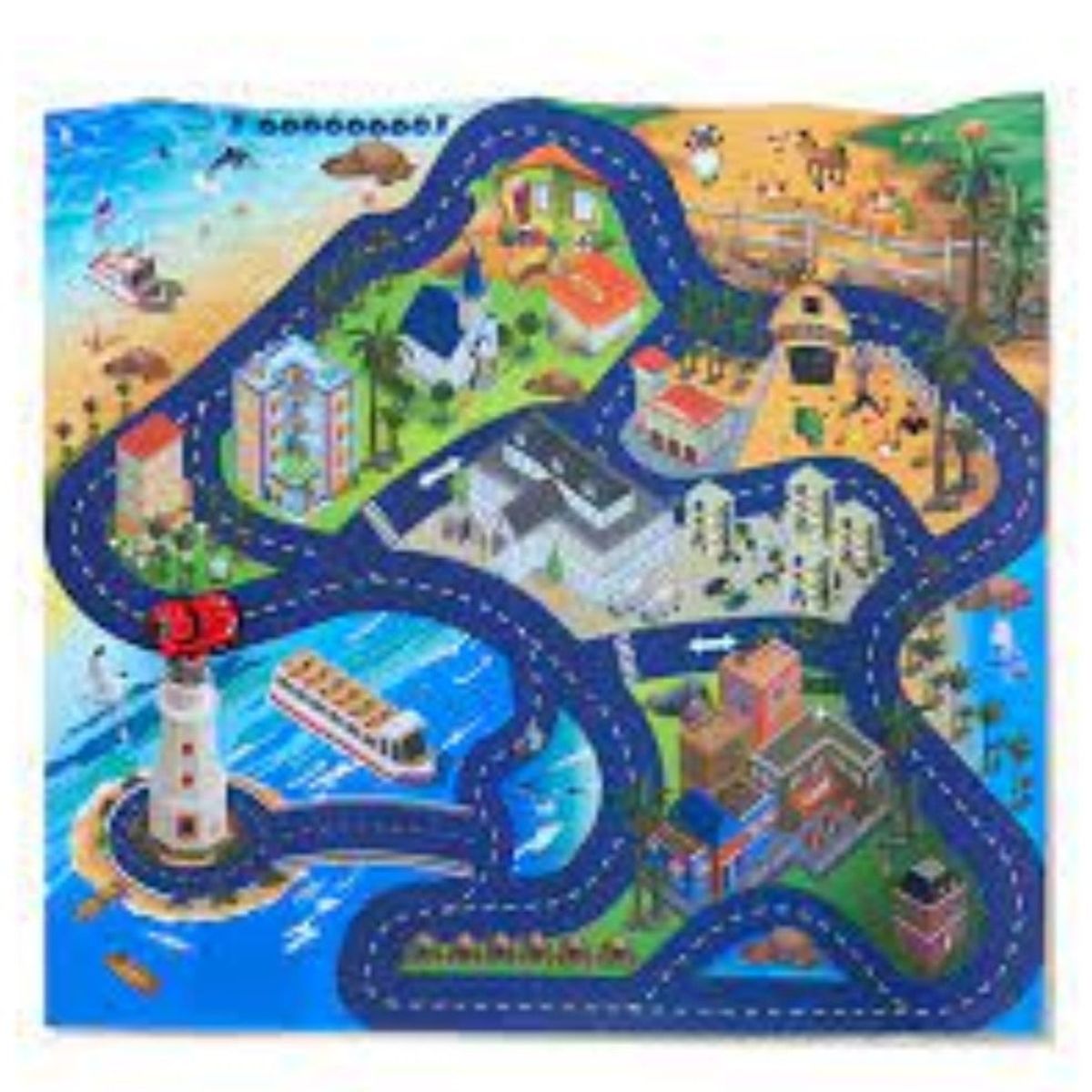 TOYNG - Alfombra autopista con autito