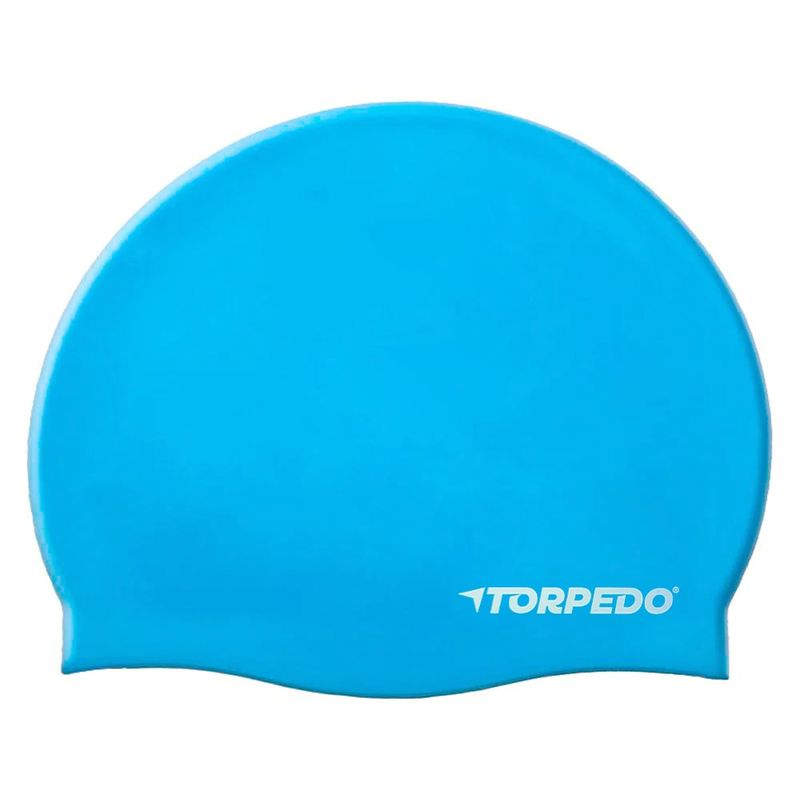 TORPEDO - Gorro de natación 100% silicona Torpedo celeste