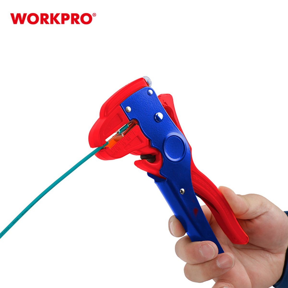 WORKPRO - ALICATE PELACABLES AJUSTABLE 2 EN 1  WORKPRO