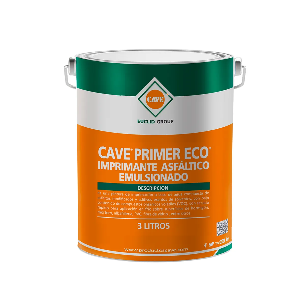 CAVE - CAVE PRIMER ECO -Imprimación base acuosa Galon 3 lt