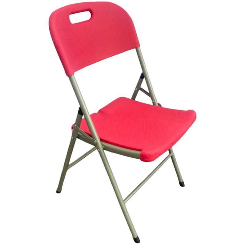 GENERICO - Silla Plegable Resistente Impermeable Eventos Roja
