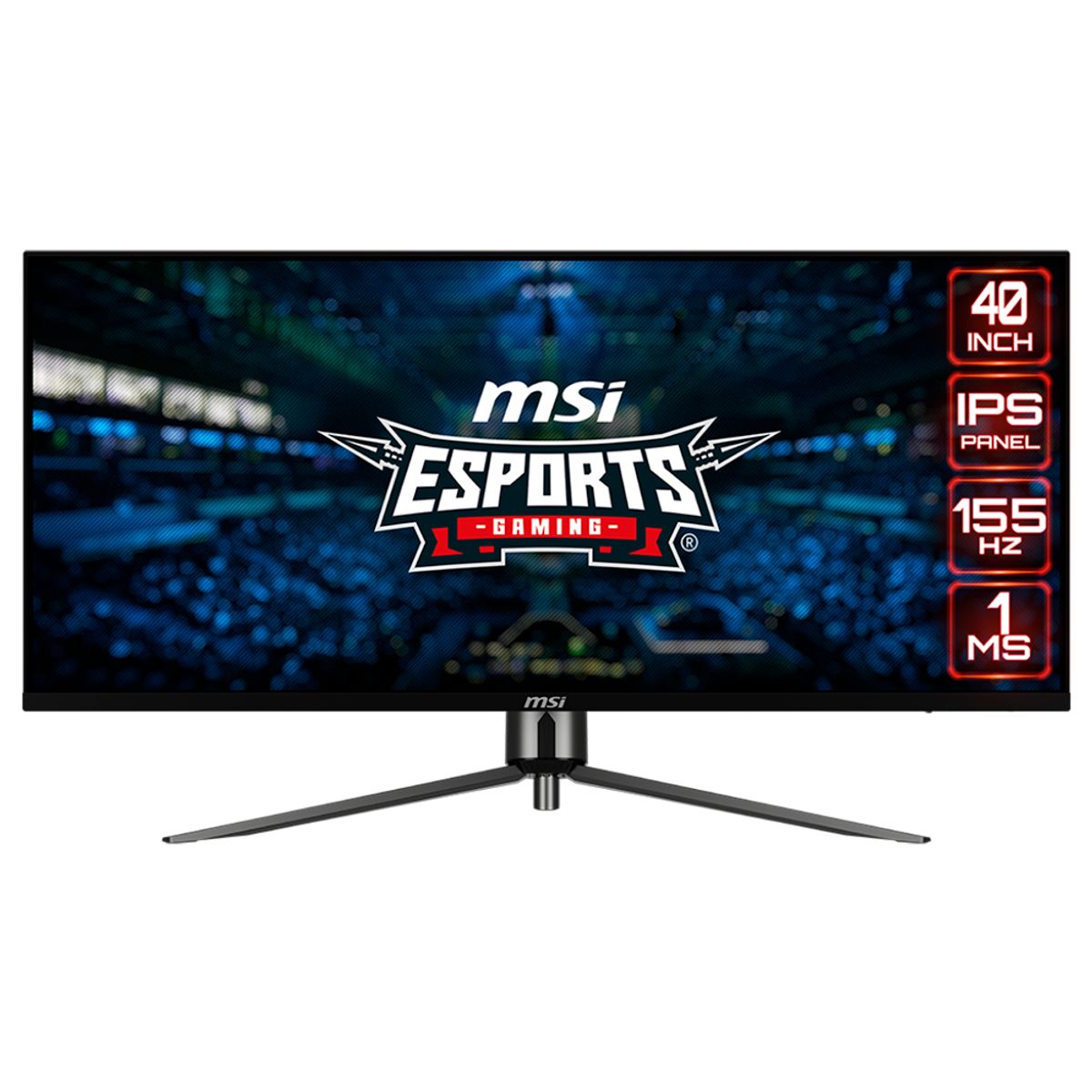 MSI - Monitor Gamer MSI 40” UWQHD 155HZ 1MS MAG401QR