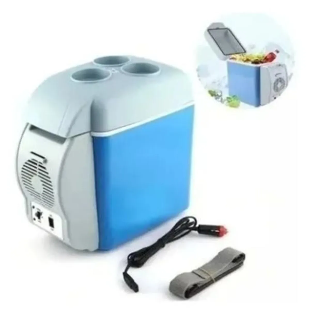 GENERICO - Mini Refrigerador Cooler para Auto Camión Camioneta 7,5 Lts