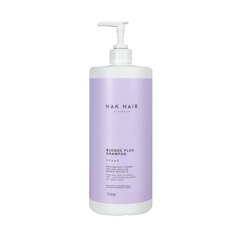 NAK HAIR AUSTRALIA - Shampoo Blonde 1Lt Nak Hair Australia