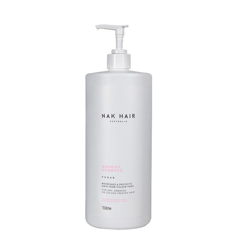 NAK HAIR AUSTRALIA - Shampoo Nourish 1Lt Nak Hair Australia