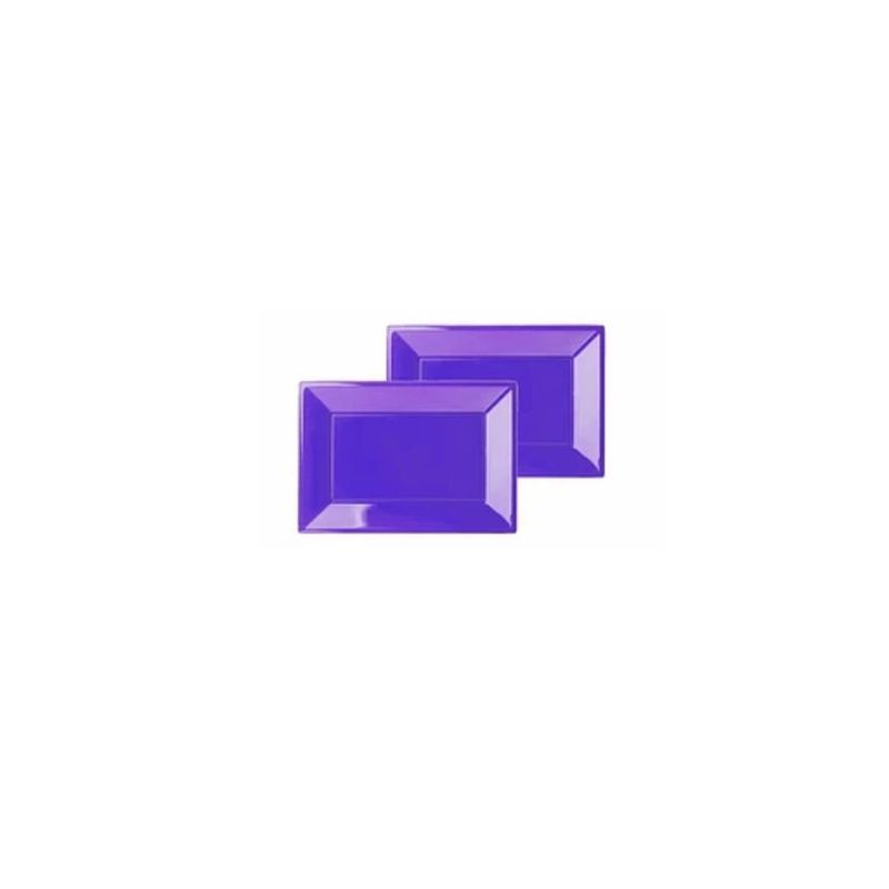 GENERICO - Bandeja Rectangular 32x23cm Morado