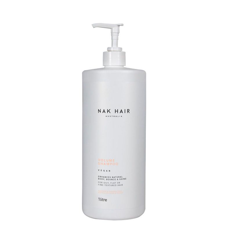 NAK HAIR AUSTRALIA - Shampoo volume 1Lt Nak Hair Australia
