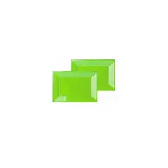 GENERICO - Bandeja Rectangular 32x23cm Verde