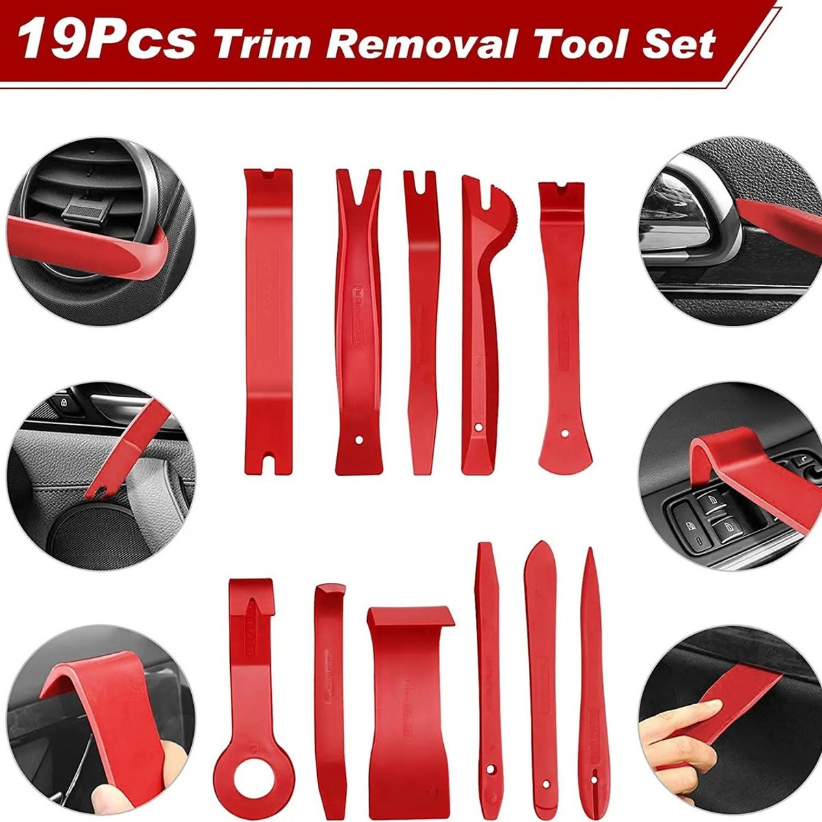 GENERICO - Kit De Herramientas Para Molduras De Vehículos 19 Piezas