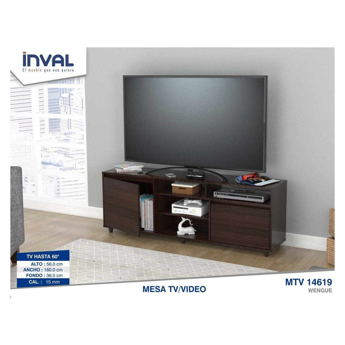 INVAL - Mesa Tv/Video Kenia Mtv14619 Wen Inval