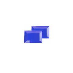 GENERICO - Bandeja Rectangular 32x23cm Azul