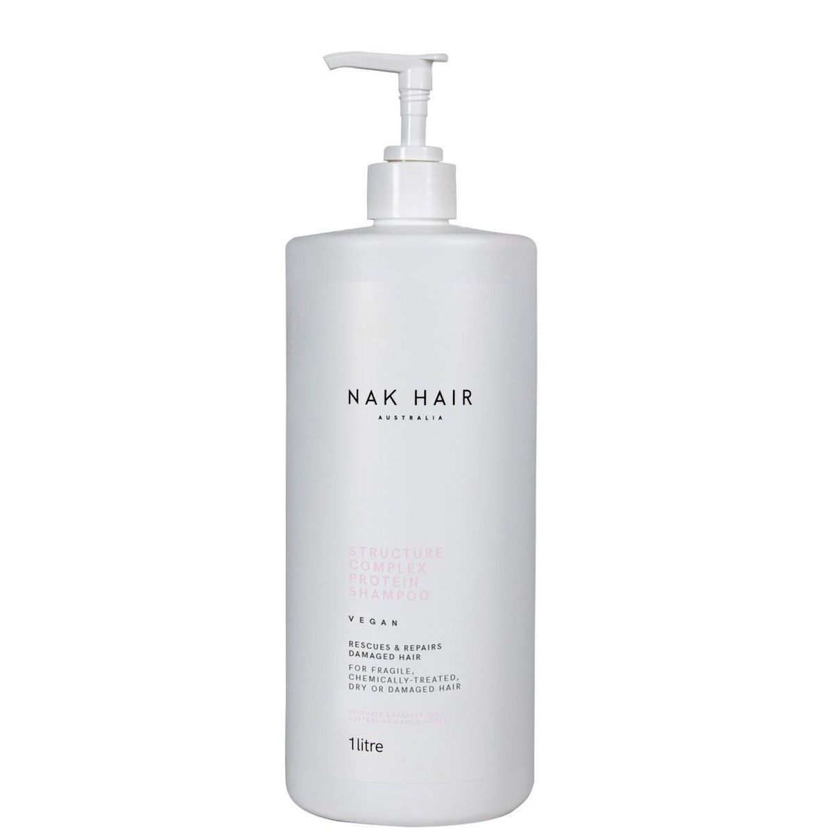 NAK HAIR AUSTRALIA - Shampoo Structure complex protein 1Lt Nak Hair Australia