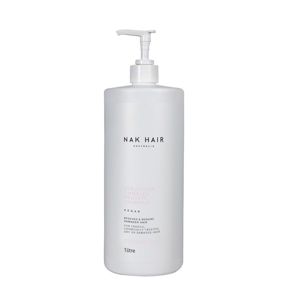 NAK HAIR AUSTRALIA - Shampoo Structure complex protein 1Lt Nak Hair Australia