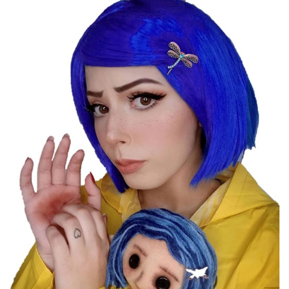 GENERICO - Disfraz De Coraline Fiestas Halloween Cosplay