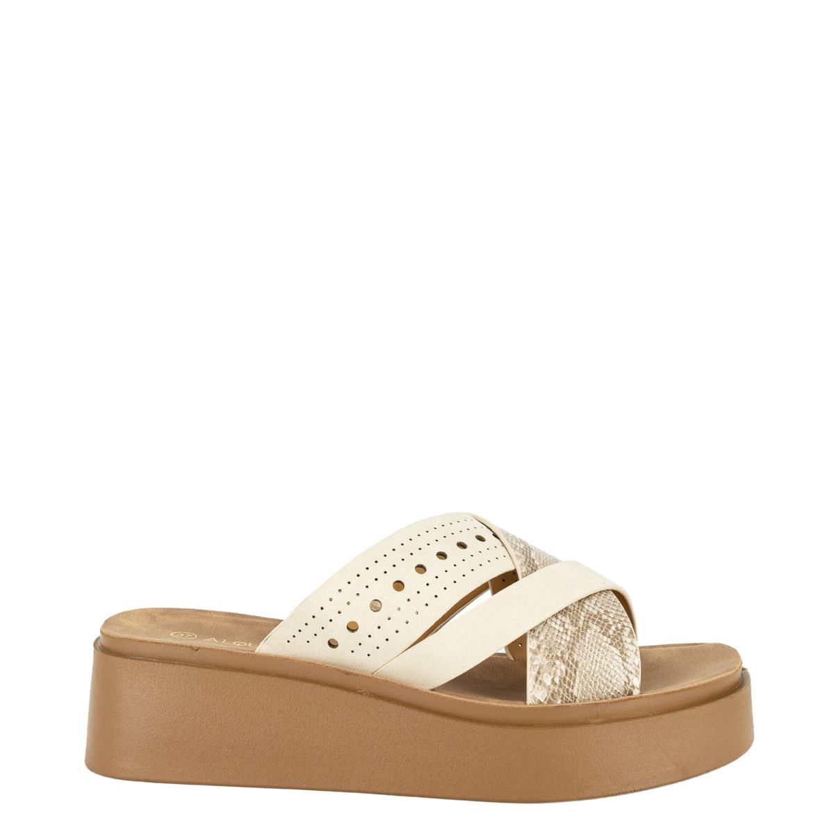 ALQUIMIA - Sandalia Mujer Hueso Farga Alquimia