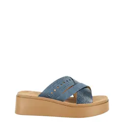 ALQUIMIA - Sandalia Mujer Azul Farga