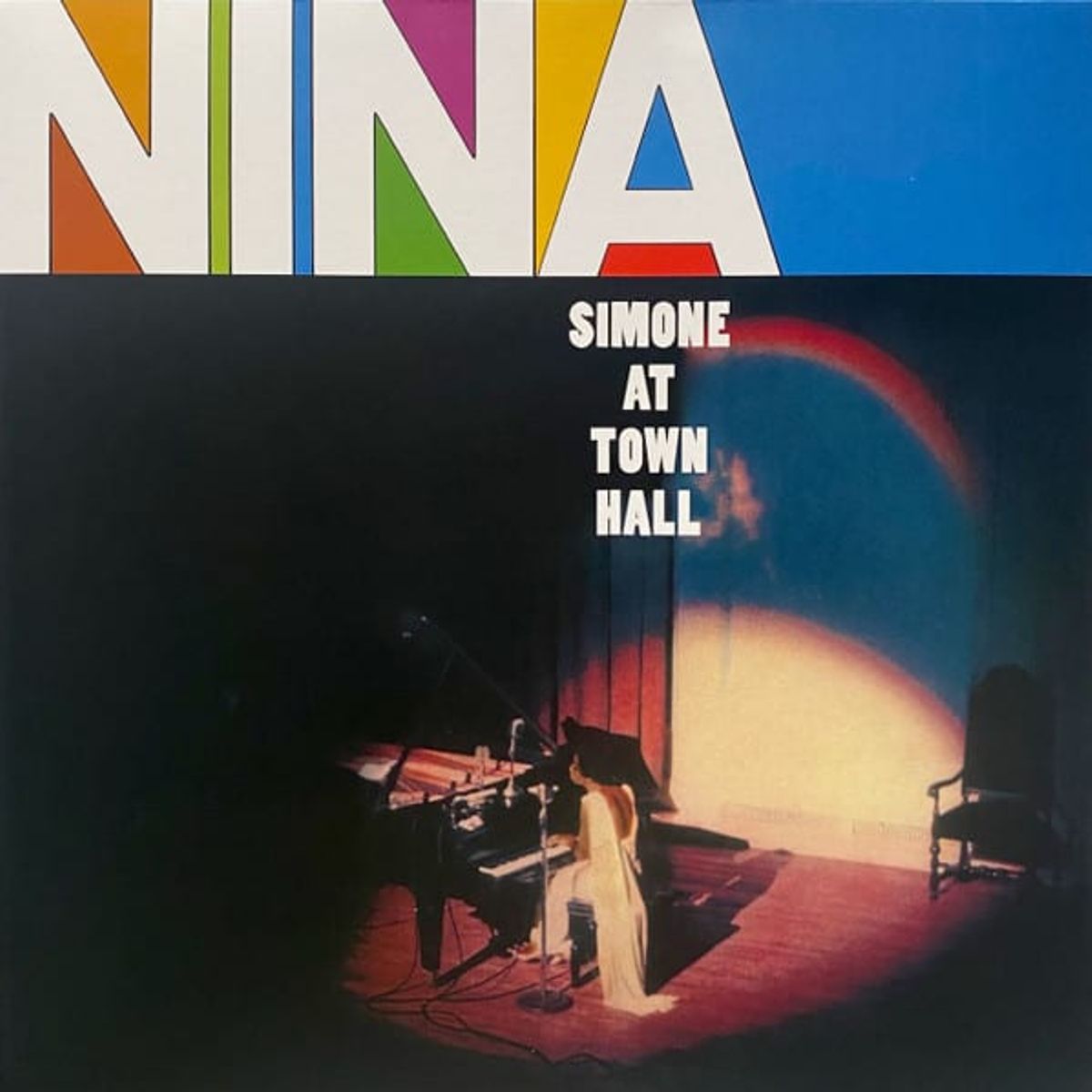 GRUPO LASER DISC - VINILO NINA SIMONE AT TOWN HALL BLUE VINYL 1LP