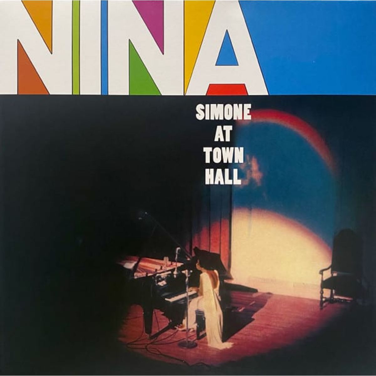 GRUPO LASER DISC - VINILO NINA SIMONE AT TOWN HALL BLUE VINYL 1LP