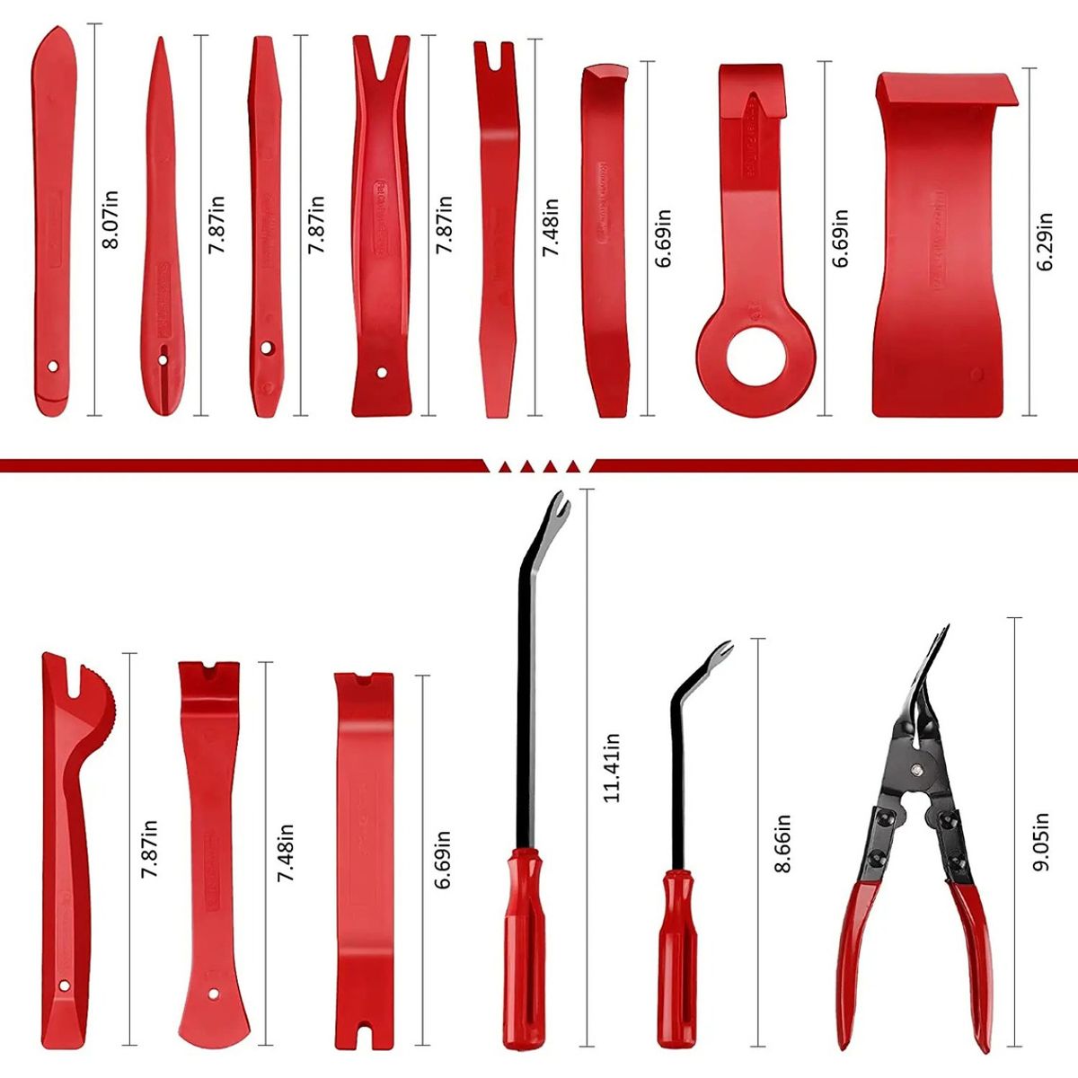 GENERICO - Kit De Herramientas Para Molduras De Vehículos 19 Piezas