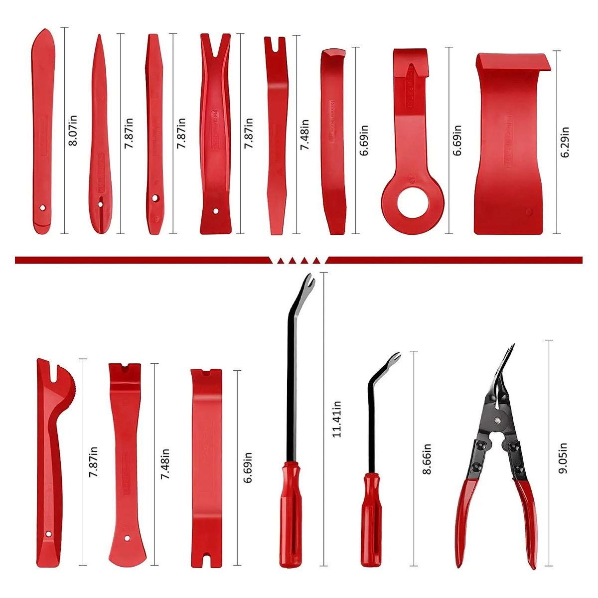 GENERICO - Kit De Herramientas Para Molduras De Vehículos 19 Piezas
