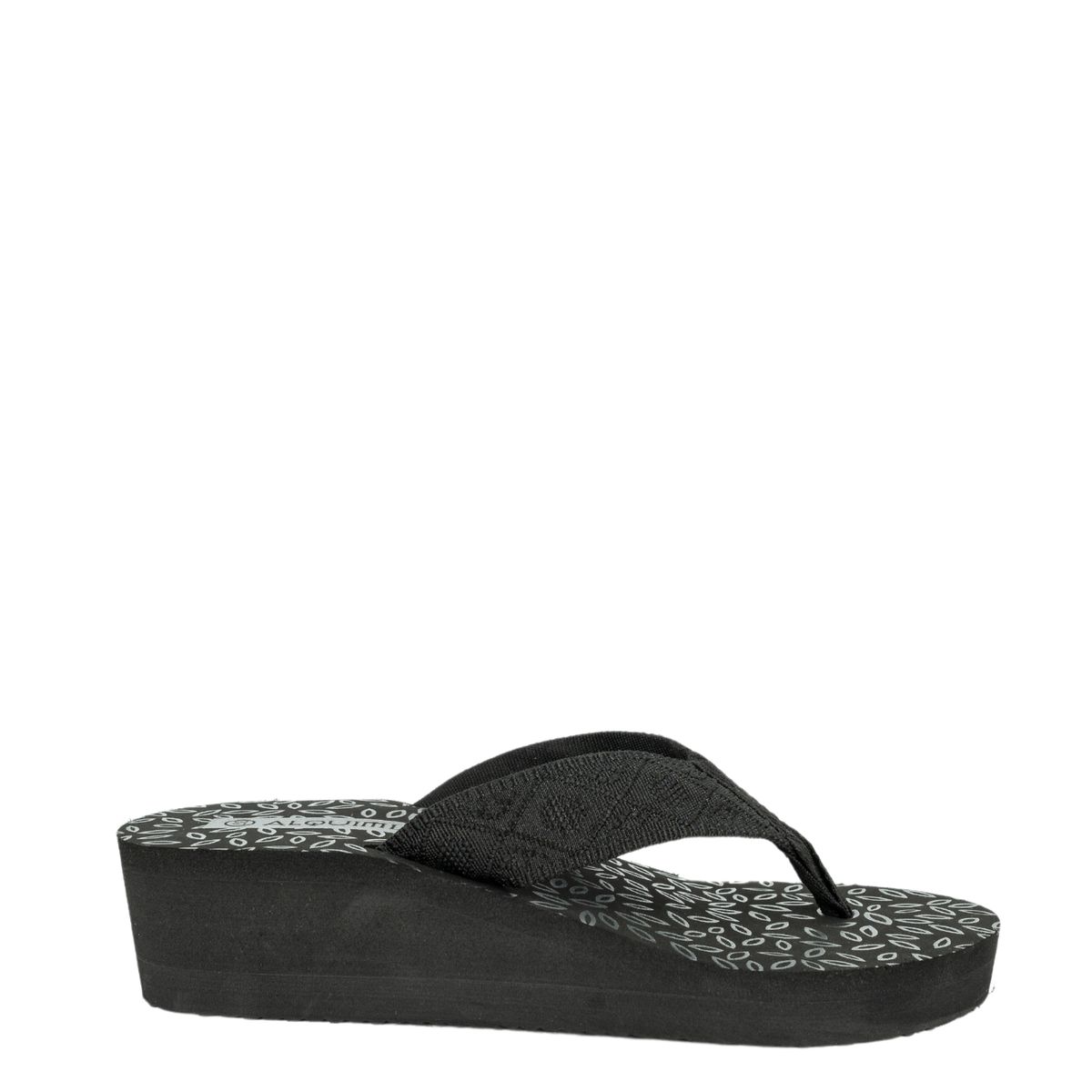 ALQUIMIA - Sandalia Mujer Negro Eva Alquimia