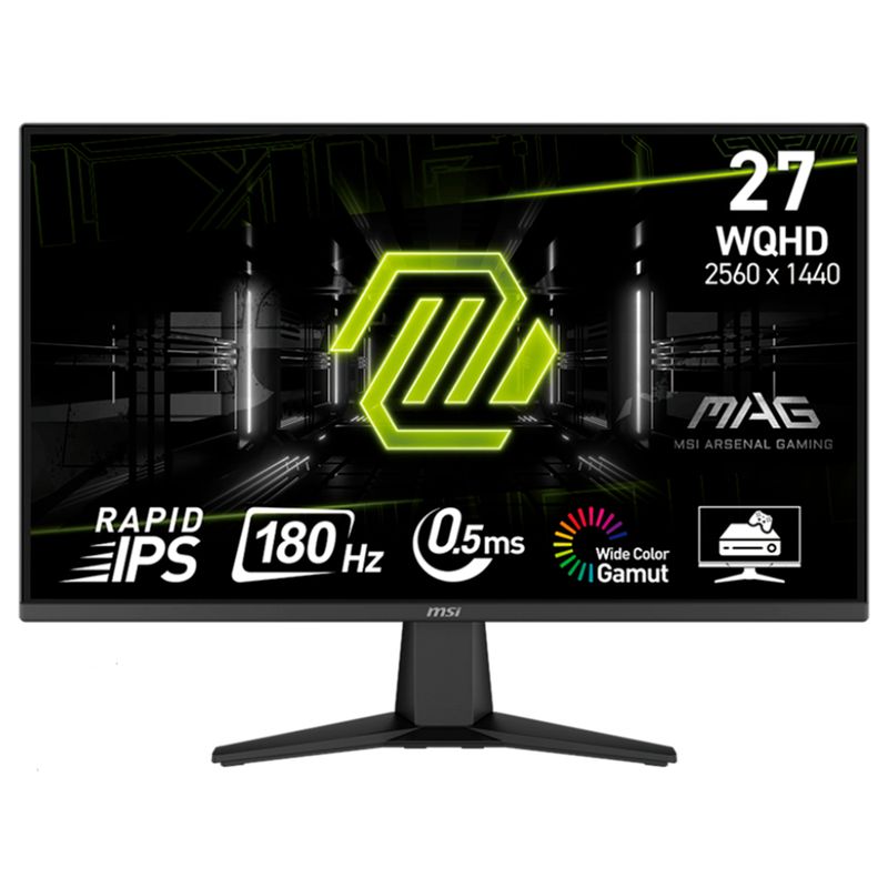 MSI - Monitor Gamer MSI 27” WQHD 180HZ 05MS MAG 275QF
